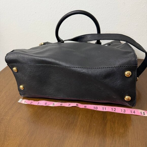 Michael Kors Hamilton Tote Bag – Black Leather – Women’s Handbag - Picture 16 of 16